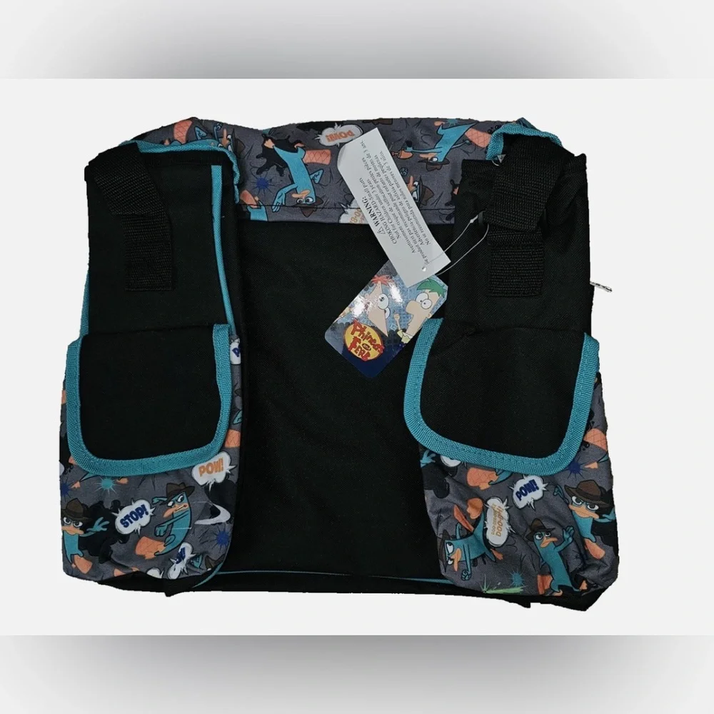 Phineas and Ferb Large Laptop Shoulder Bag NWT